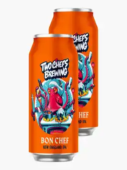 Flink Two Chefs Bon Chef NEIPA 5% 33cl 2x aanbieding