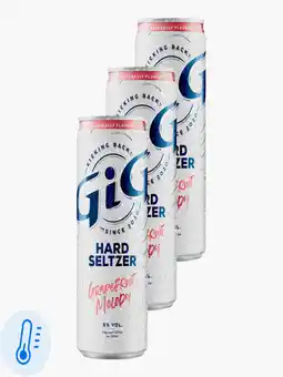 Flink GiG Hard Seltzer Grapefruit Melody 33cl 3x aanbieding