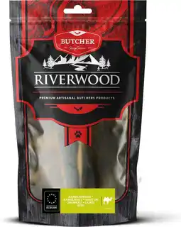 Intratuin Riverwood natuurlijke snack vleesstrip Butcher kamelenhuid 150 g aanbieding