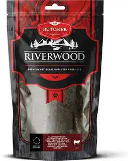 Intratuin Riverwood natuurlijke snack vleesstrip Butcher rund 150 g aanbieding