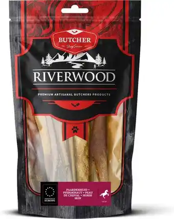 Intratuin Riverwood natuurlijke snack Butcher paardenhuid 150 g aanbieding