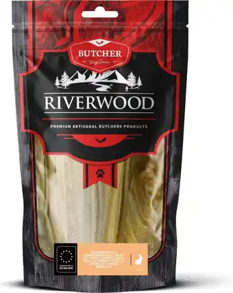 Intratuin Riverwood natuurlijke snack Butcher konijnenhuid 150 g aanbieding