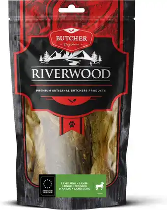Intratuin Riverwood natuurlijke snack Butcher lamslong 100 gram aanbieding