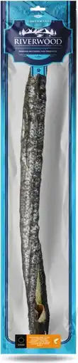 Intratuin Riverwood natuurlijke snack Fisherman's zalmhuid met vlees 200 g aanbieding