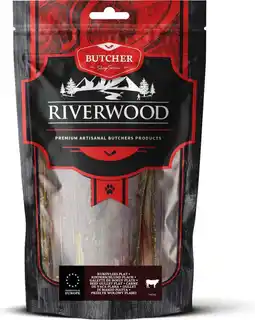 Intratuin Riverwood natuurlijke snack Butcher rundvlees plat 150 g aanbieding
