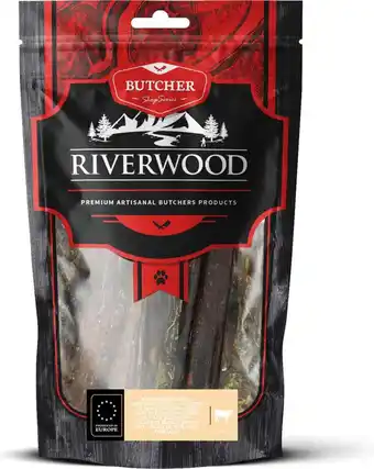 Intratuin Riverwood natuurlijke snack Butcher rundvlees rond 150 g aanbieding