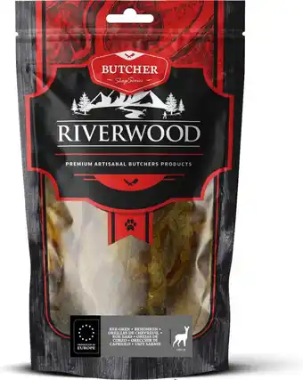 Intratuin Riverwood natuurlijke snack Butcher ree oren 4 stuks aanbieding