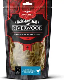Intratuin Riverwood natuurlijke snack Butcher kippenpoten 200 g aanbieding