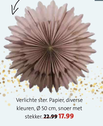 Intratuin Verlichte ster. aanbieding