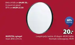 Jysk MARSTAL spiegel aanbieding