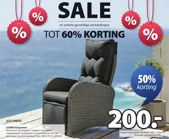 Jysk STORD loungestoel aanbieding