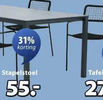 Jysk Tafel aanbieding