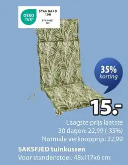 Jysk SAKSFJED tuinkussen aanbieding
