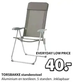 Jysk TORSBAKKE standenstoel aanbieding