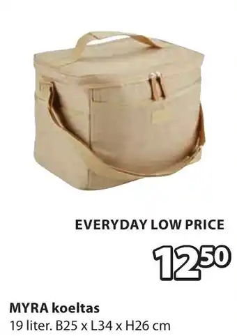 Jysk MYRA koeltas aanbieding