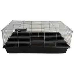 Pets Place Keddoc Konijnenkooi Olaf - Dierenverblijf - 47x69x140 cm Zwart aanbieding