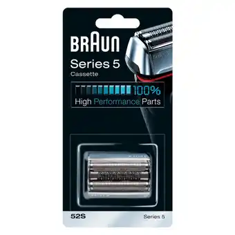 Amazon Braun Series 5 52S Elektrisch Scheerapparaat Reservekop Cassette – Zilver aanbieding