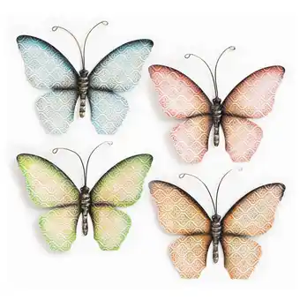 Pets Place Anna's Collection Metalen Vlinder - Tuinaccessoire - 30x21 cm Assorti aanbieding