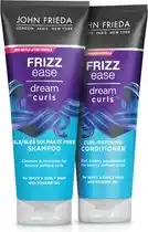 Bol.com John Frieda Frizz Ease Dream Curls - Shampoo 1x 250 ml & Conditioner 1x 250 ml - Pakket aanbieding