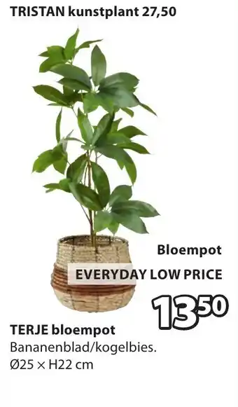 Jysk TERJE bloempot aanbieding