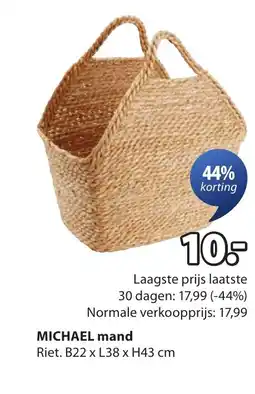 Jysk MICHAEL mand aanbieding