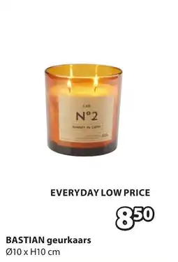 Jysk BASTIAN geurkaars aanbieding