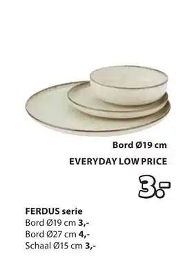 Jysk FERDUS serie aanbieding