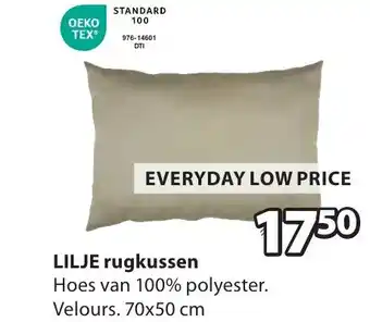 Jysk LILJE rugkussen aanbieding