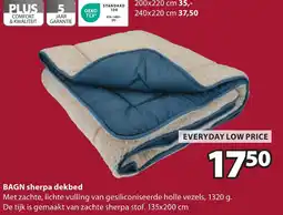 Jysk BAGN sherpa dekbed aanbieding