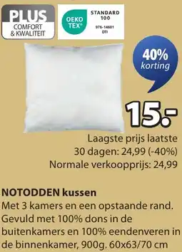 Jysk NOTODDEN kussen aanbieding