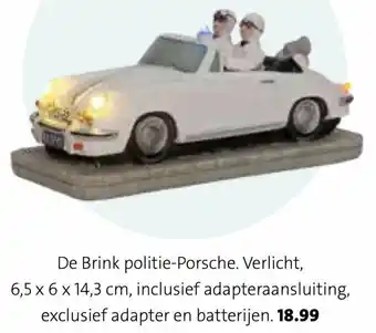 Intratuin De Brink politie-Porsche aanbieding