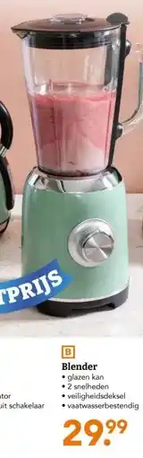 Blokker Blender • glazen kan • 2 snelheden aanbieding