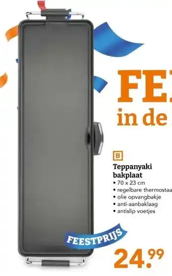 Blokker Teppanyaki bakplaat aanbieding
