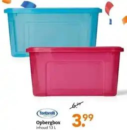 Blokker Opbergbox inhoud 13 L aanbieding