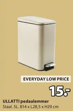 Jysk Ullatti pedaalemmer aanbieding
