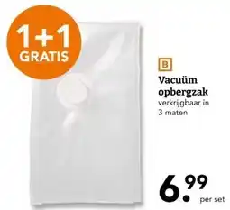 Blokker Vacuüm opbergzak verkrijgbaar in aanbieding