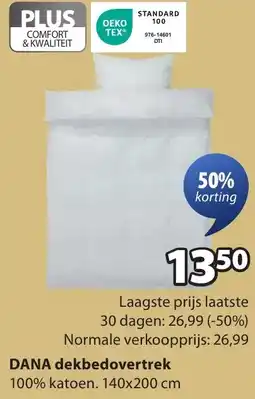 Jysk DANA dekbedovertrek aanbieding