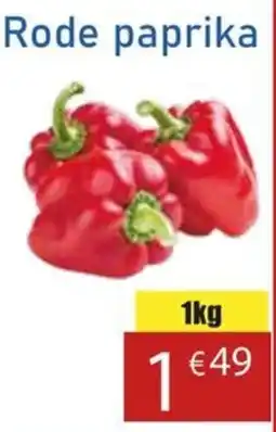 Tanger Markt Rode paprika aanbieding