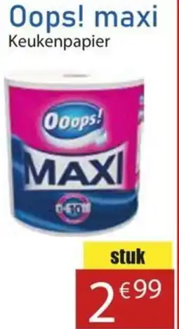 Tanger Markt Oops! maxi Keukenpapier aanbieding