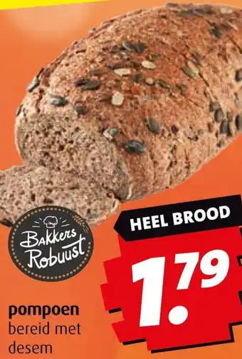 Boni pompoen aanbieding