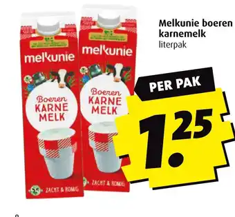 Boni Melkunie boeren karnemelk aanbieding