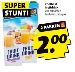 Boni Coolbest fruitdrink aanbieding