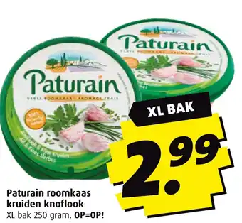 Boni Paturain roomkaas kruiden knoflook XL aanbieding