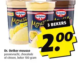 Boni Dr. Oetker mousse aanbieding