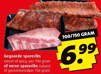 Boni Gegaarde spareribs of verse spareribs aanbieding