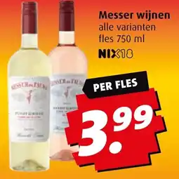 Boni Messer wijnen aanbieding