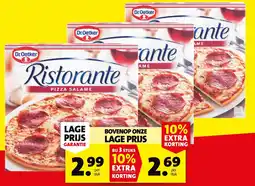 Boni Ristorante pizza salame aanbieding