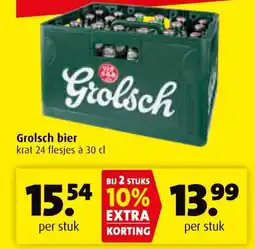 Boni Grolsch bier aanbieding