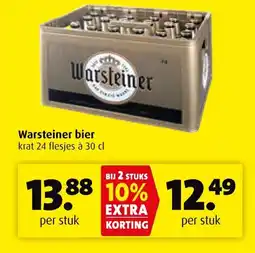 Boni Warsteiner bier aanbieding