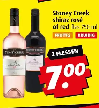 Boni Stoney Creek shiraz rosé of red aanbieding